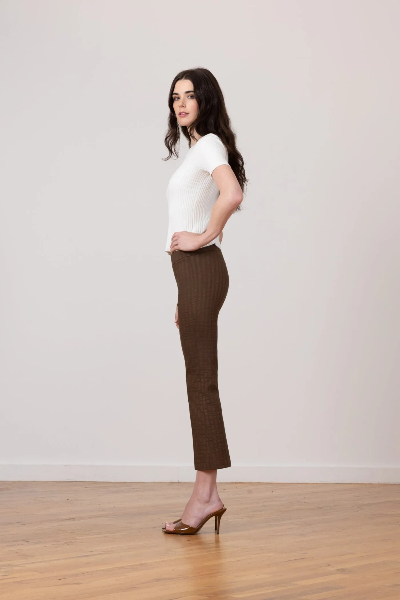 LEO Seersucker Cognac sold by Avenue Montaigne product image thumbnail 2