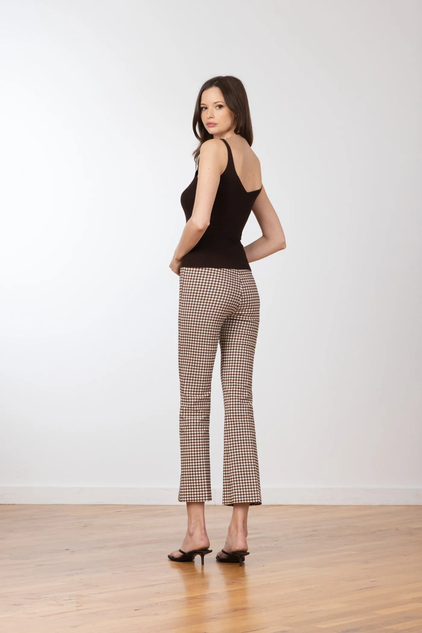 LEO Check Brown sold by Avenue Montaigne product image thumbnail 4