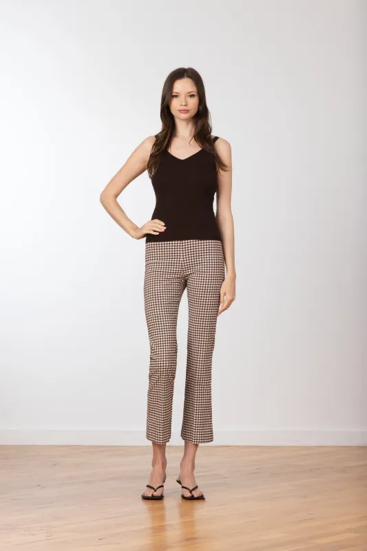 LEO Check Brown made by Avenue Montaigne