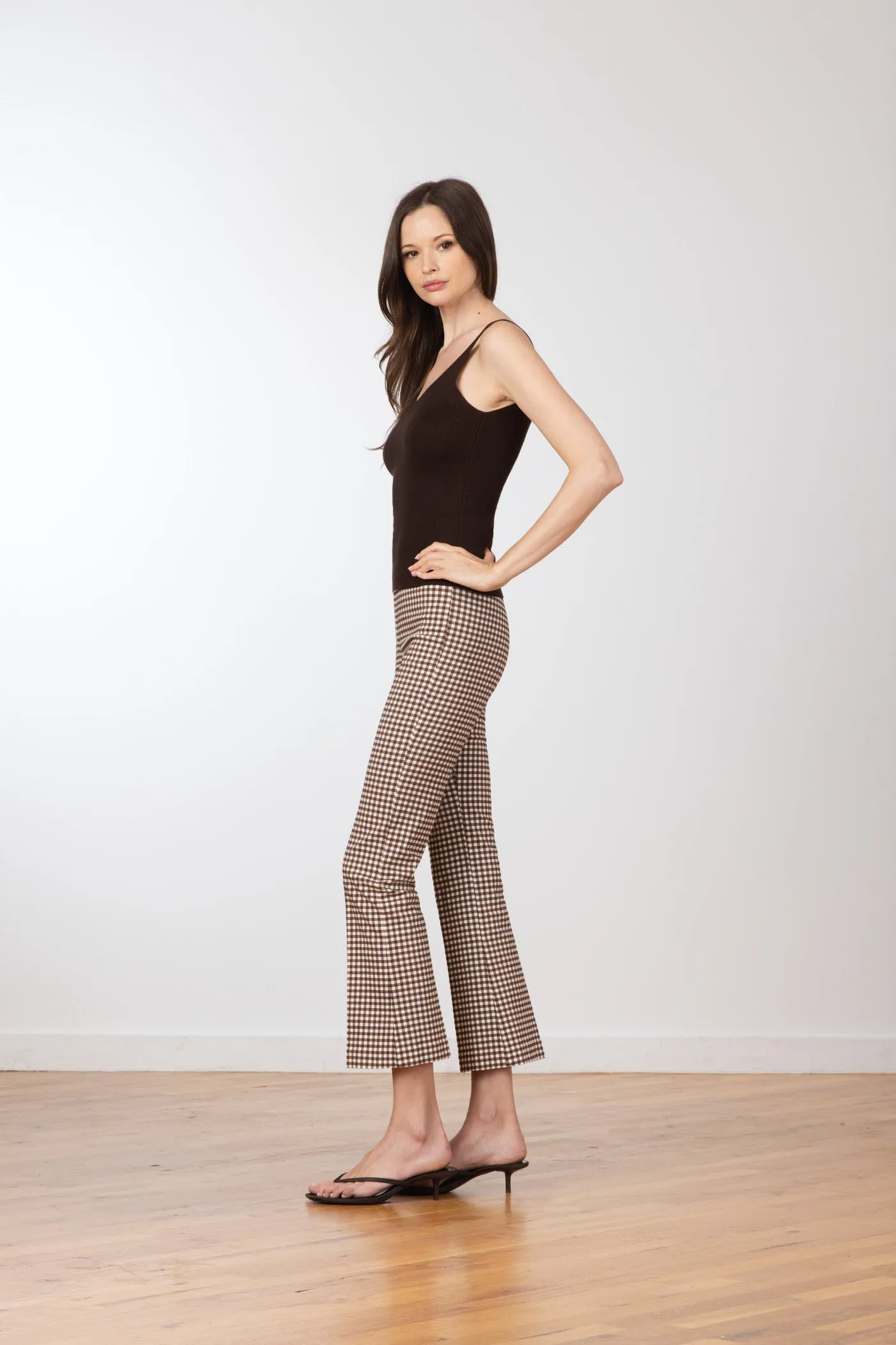 LEO Check Brown sold by Avenue Montaigne product image thumbnail 3