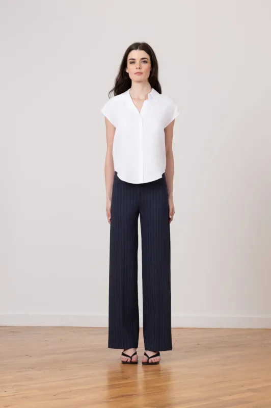 FLAVIA Needle Line Navy sold by Avenue Montaigne