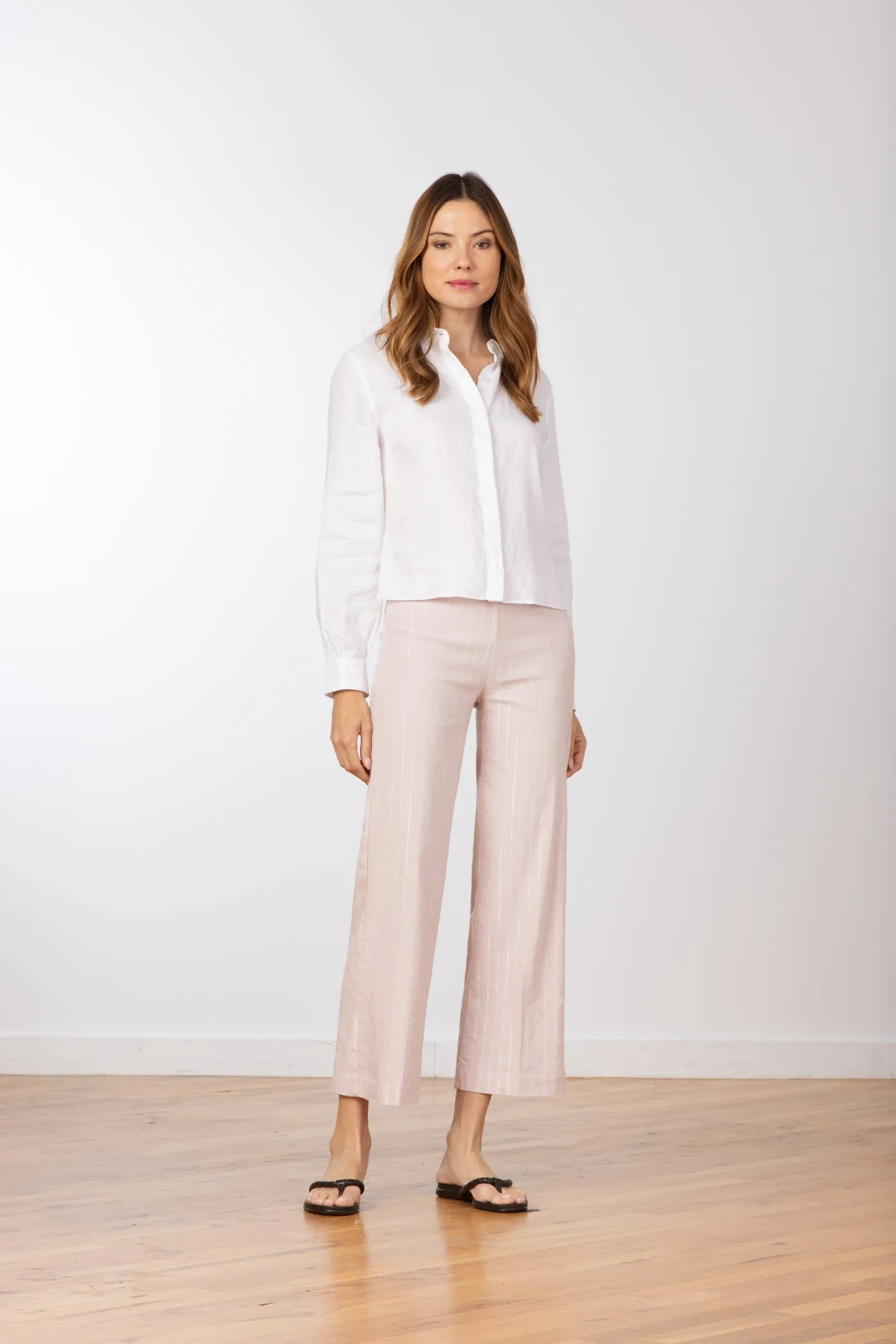 ALEX Linen Solar Pink sold by Avenue Montaigne