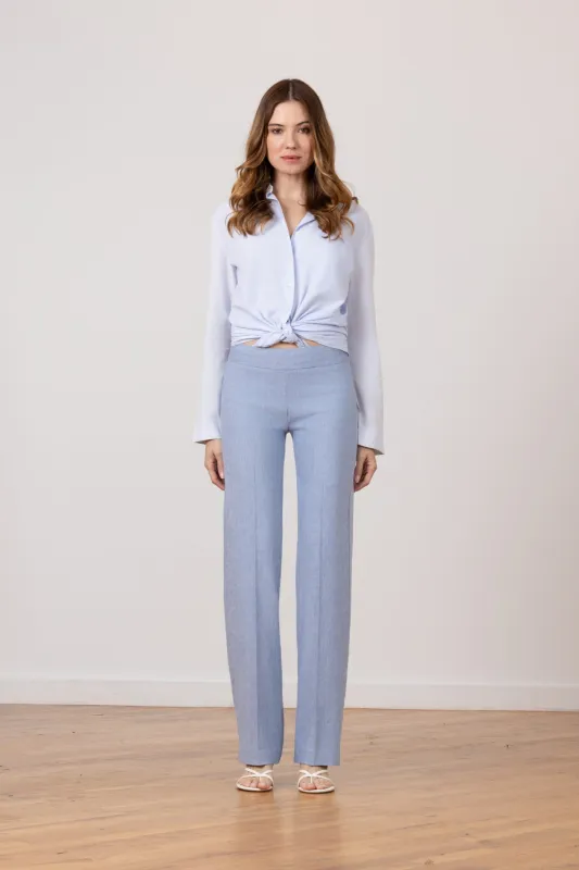 FLAVIA Linen Chambray sold by Avenue Montaigne
