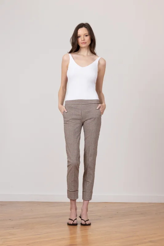 BEN Check Espresso made by Avenue Montaigne