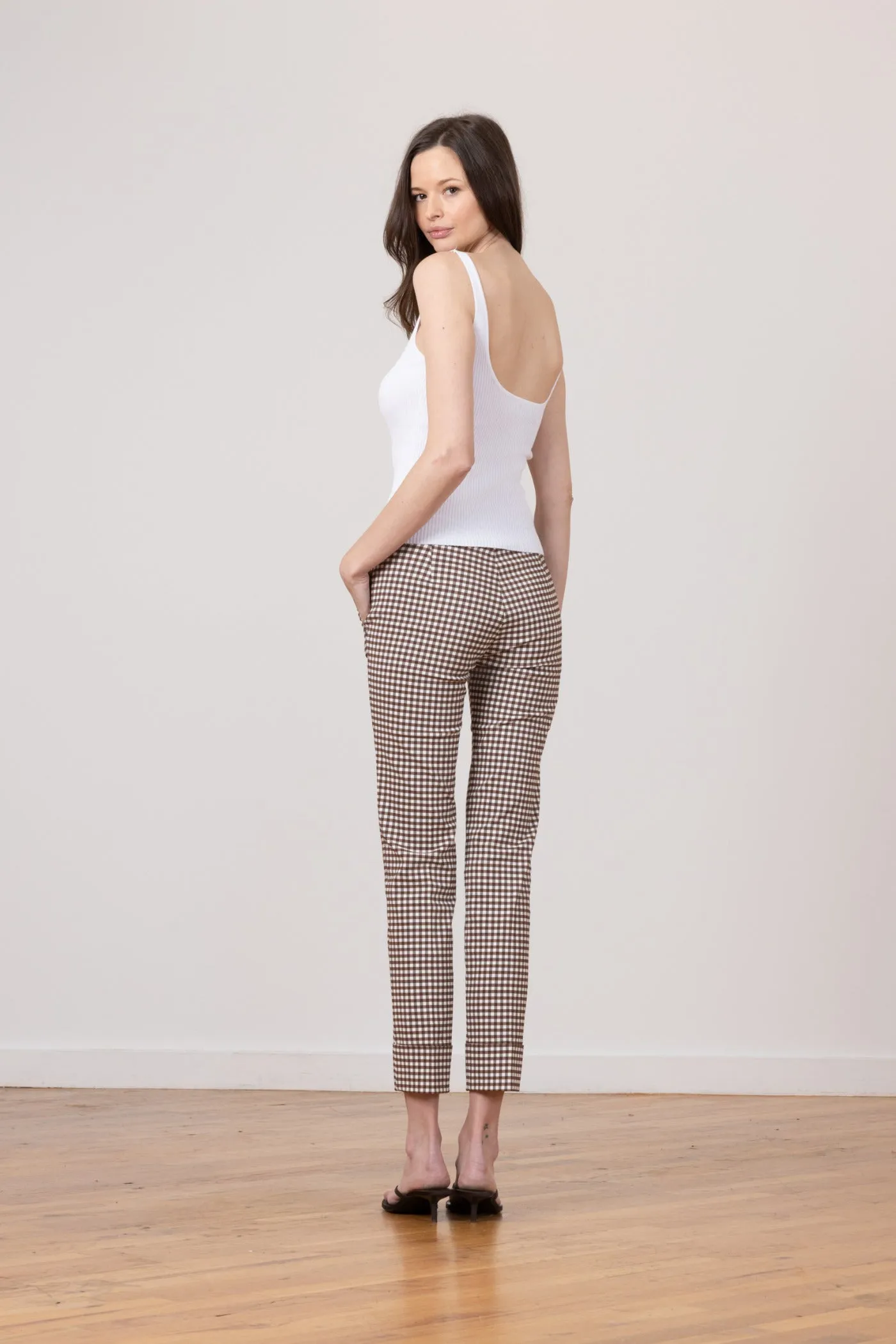 BEN Check Espresso sold by Avenue Montaigne product image thumbnail 5