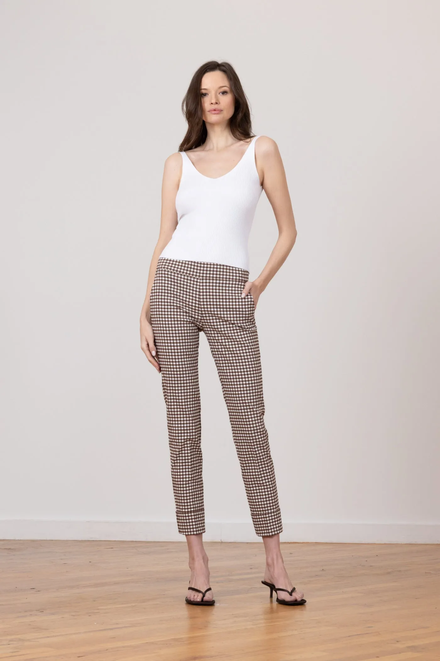 BEN Check Espresso sold by Avenue Montaigne product image thumbnail 2