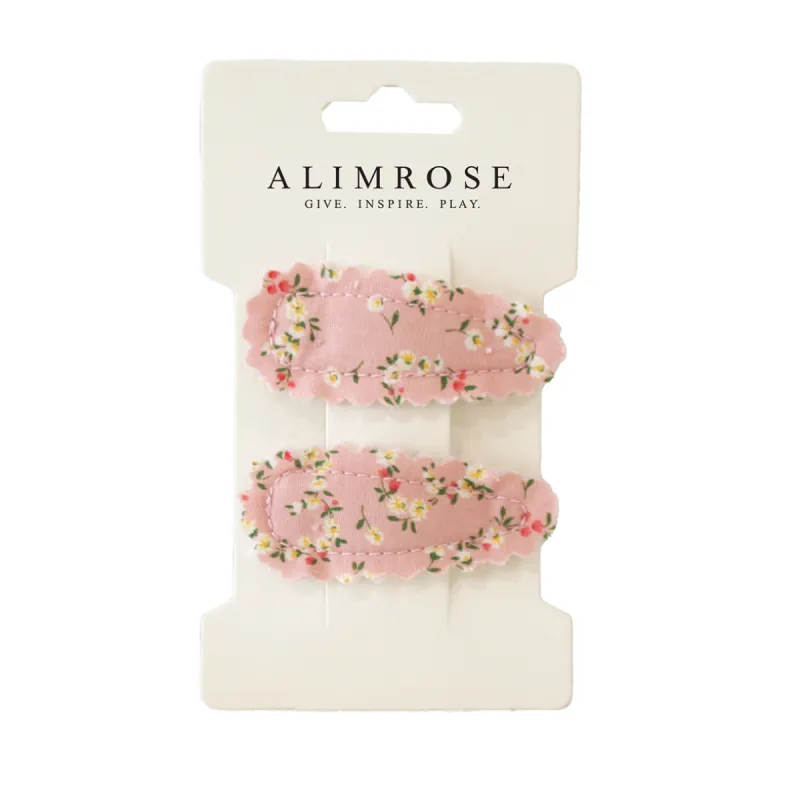 Hair Clip Set Posy Heart sold by Alimrose
