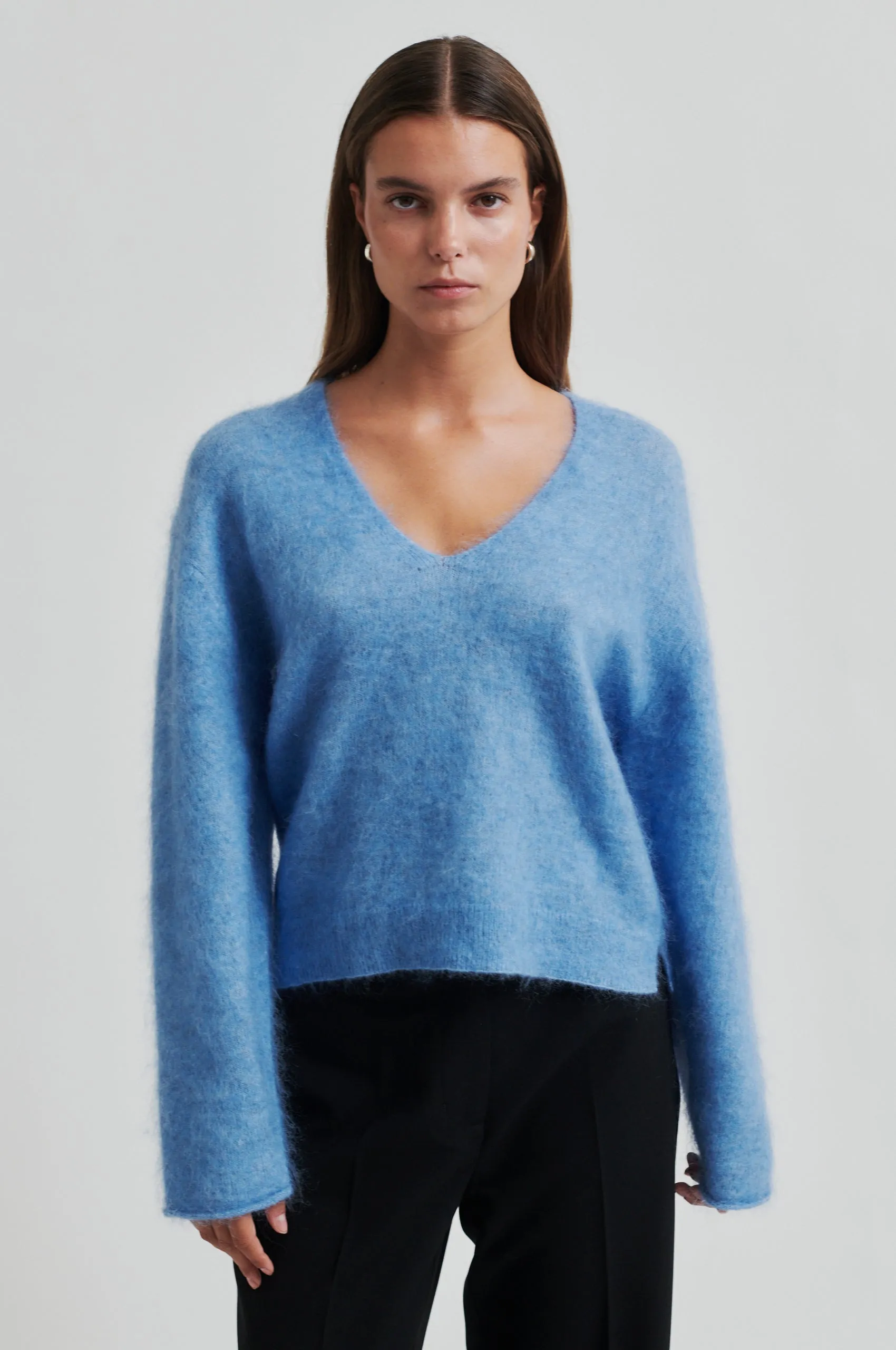 Camryn Knit V-Neck sold by Second Female