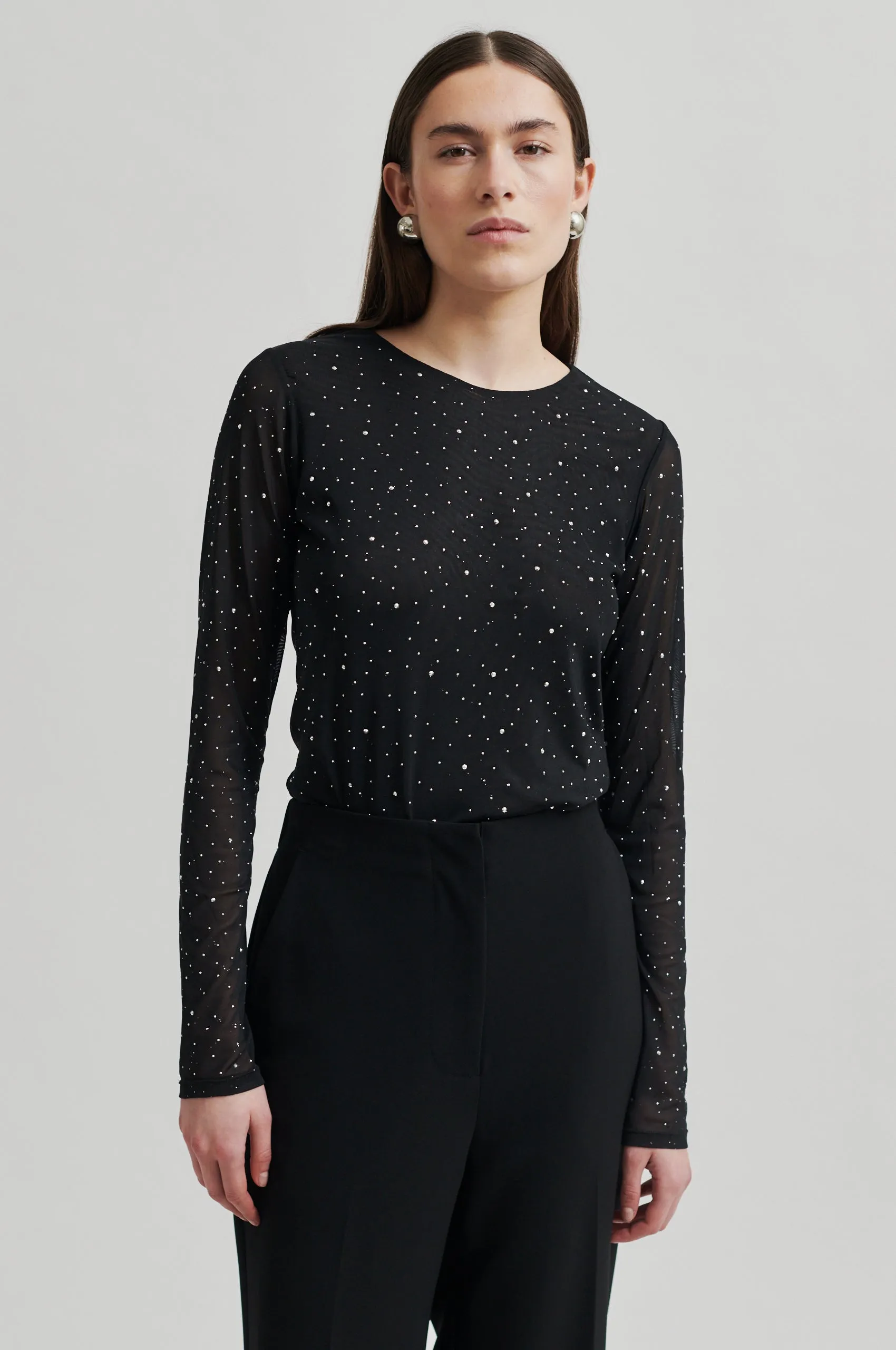 Edgy O-Neck Tee sold by Second Female