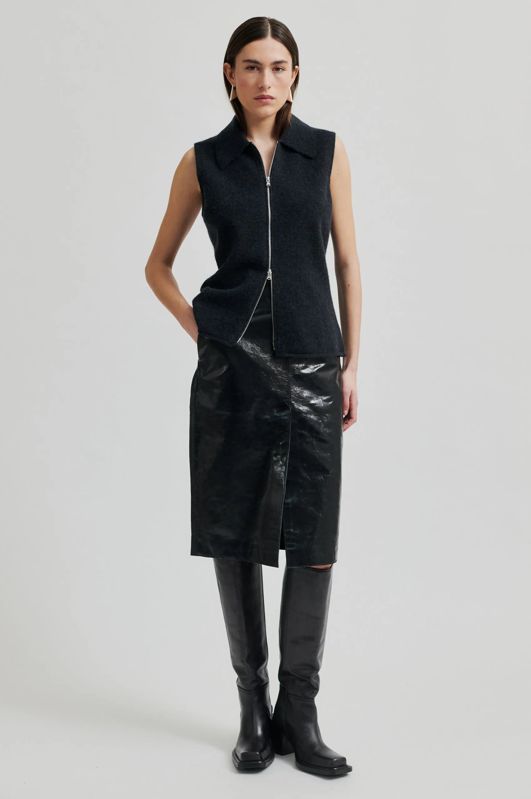 Queens Leather Skirt sold by Second Female product image thumbnail 4