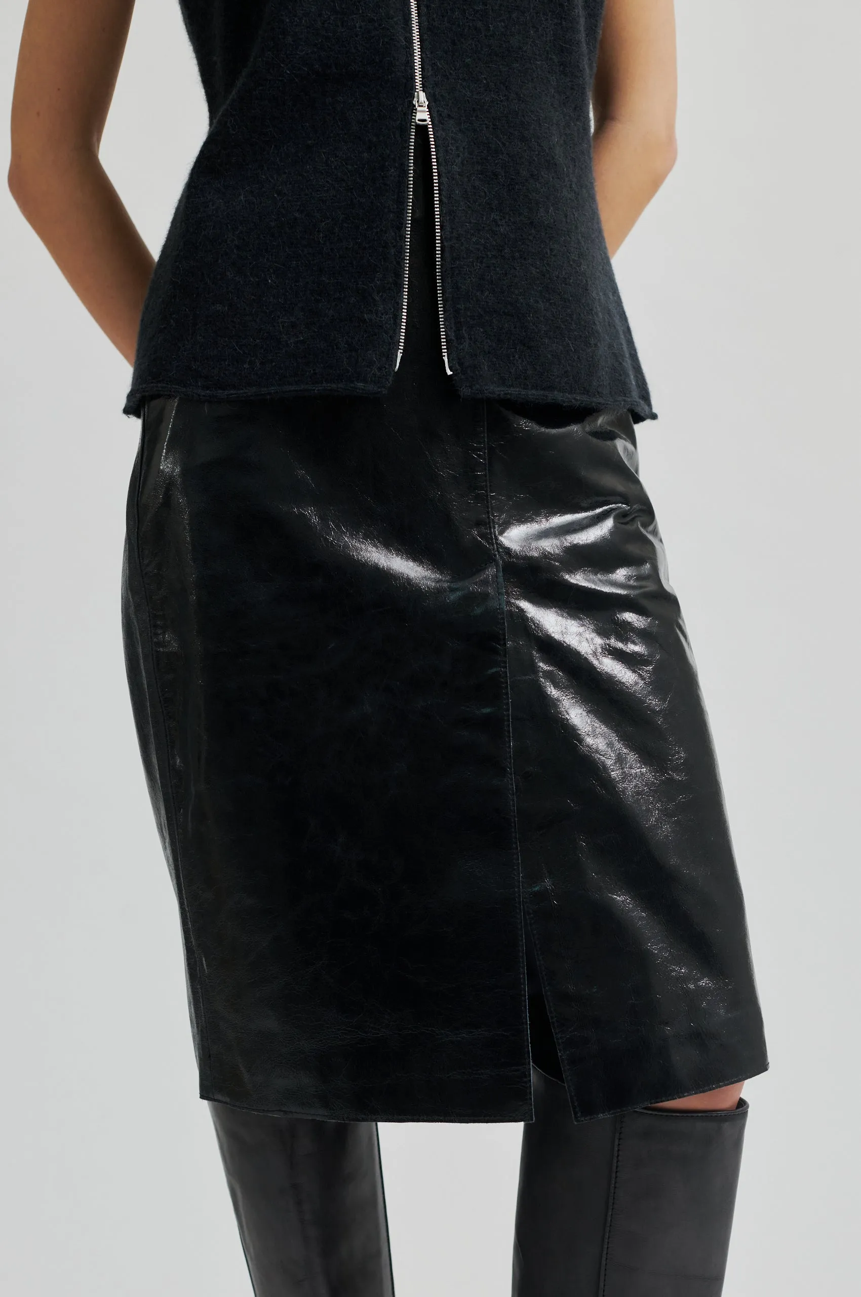Queens Leather Skirt sold by Second Female product image thumbnail 2