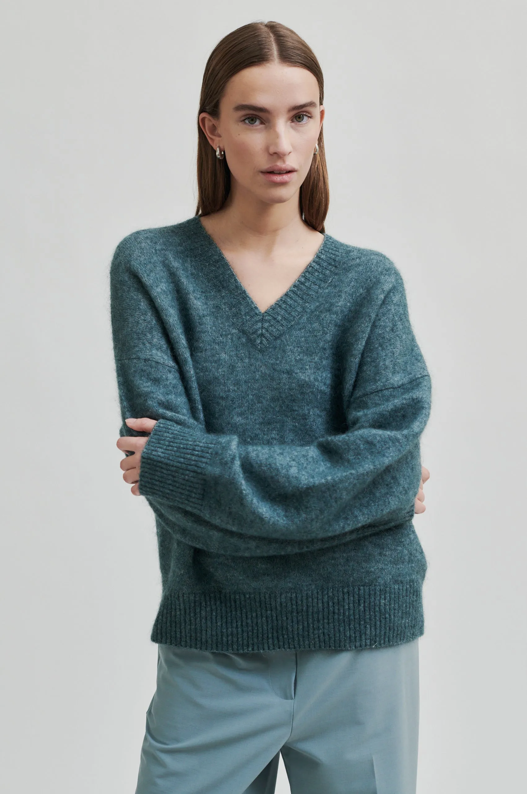 Brook Knit Loose V-Neck sold by Second Female product image thumbnail 3