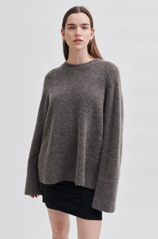 Brookline Knit Raglan O-Neck sold by Second Female