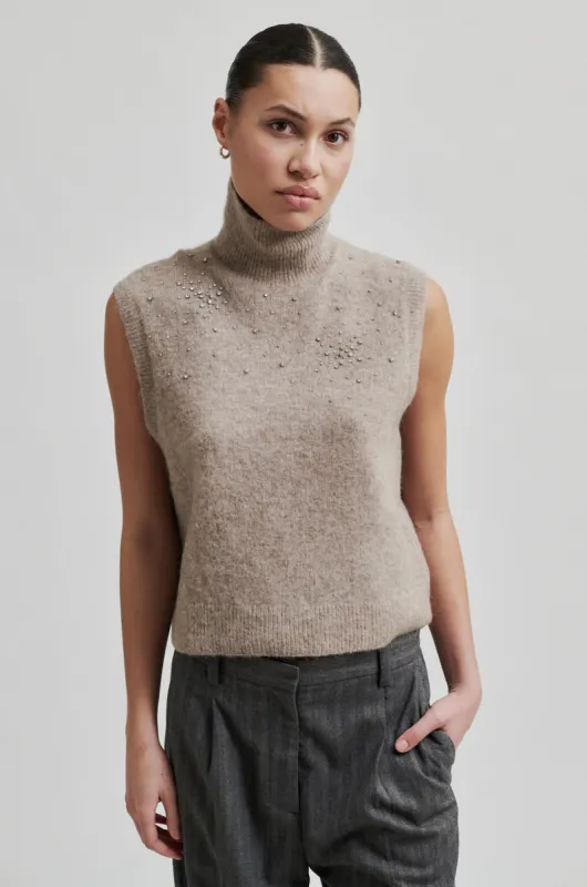 Sparkling Knit Vest sold by Second Female