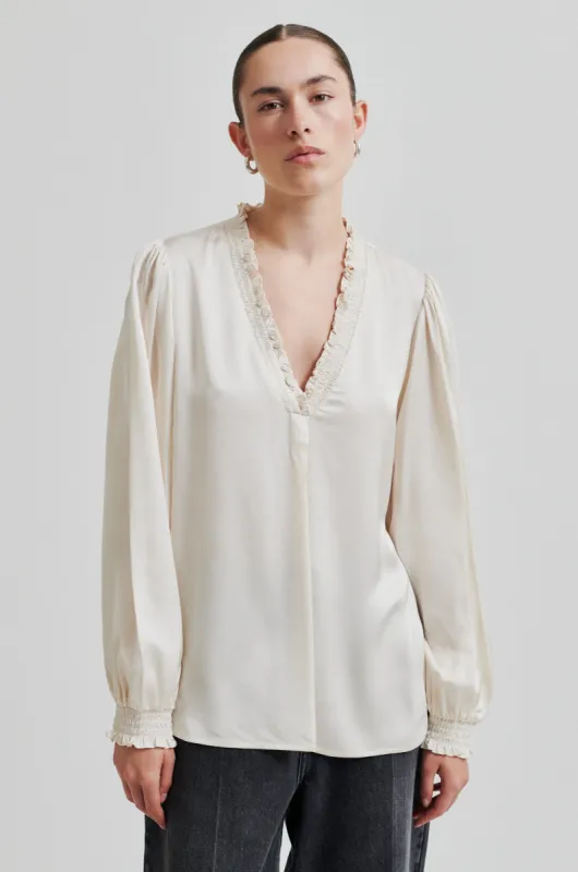Bardi V-Neck Blouse sold by Second Female