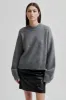 Brook Knit Drop Shoulder O-Neck sold by Second Female