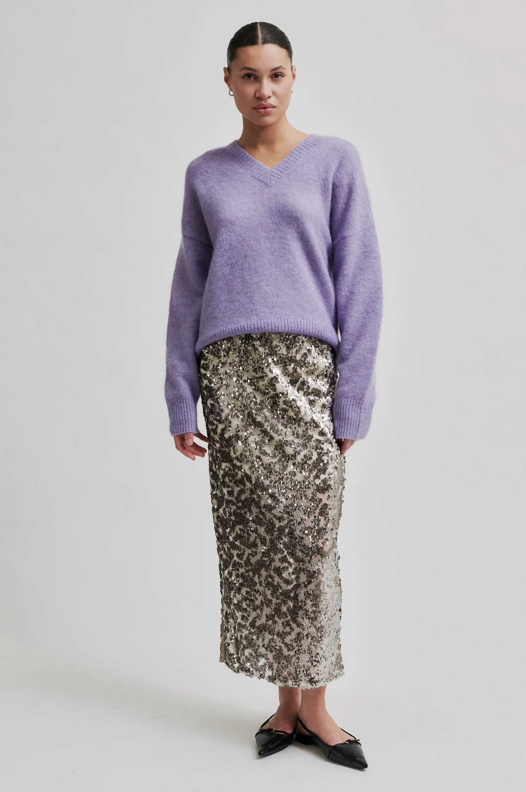 Brook Knit Loose V-Neck sold by Second Female product image thumbnail 4