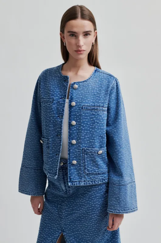 Angola Denim Jacket sold by Second Female