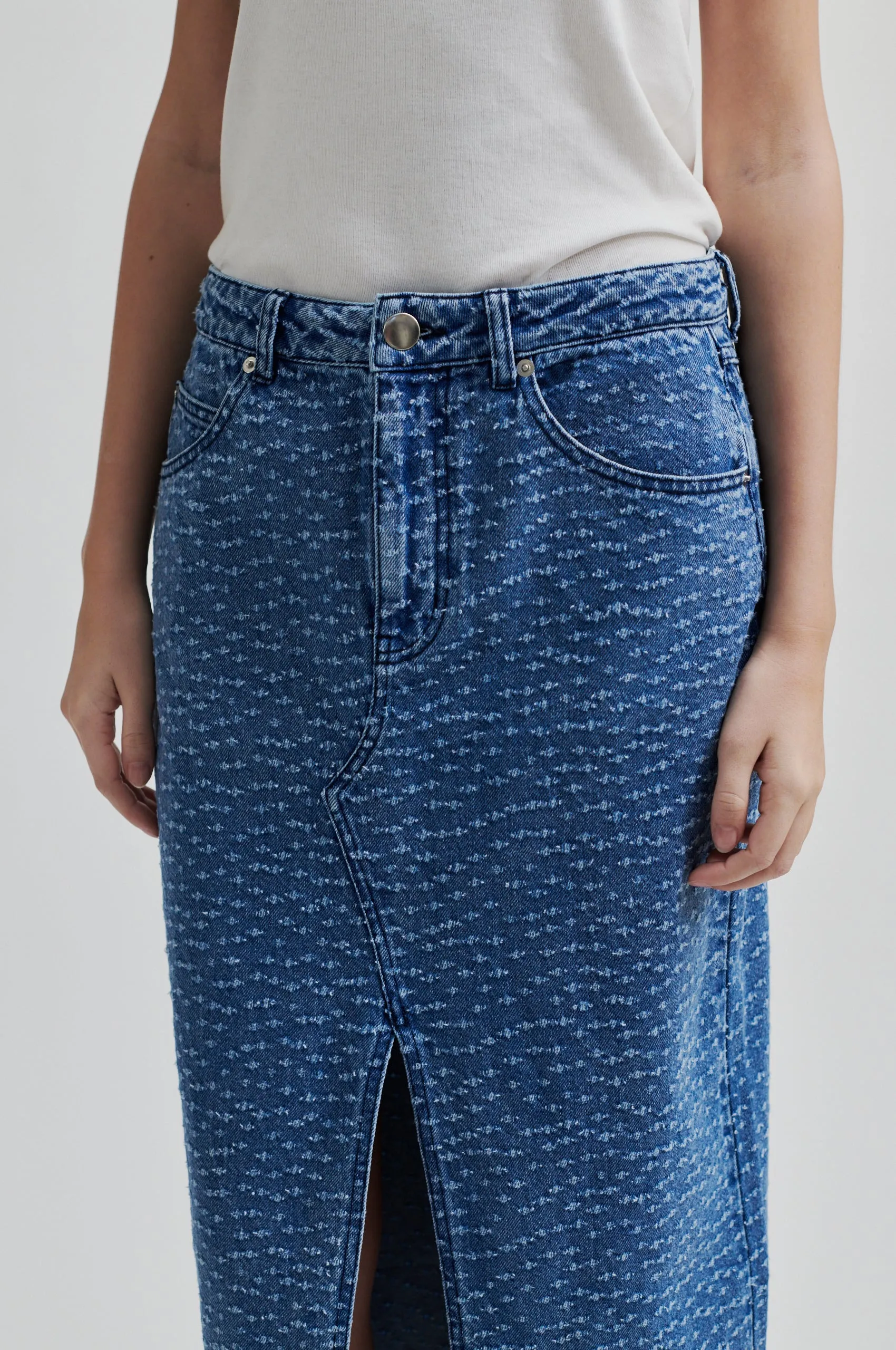 Angola Denim Skirt sold by Second Female product image thumbnail 2