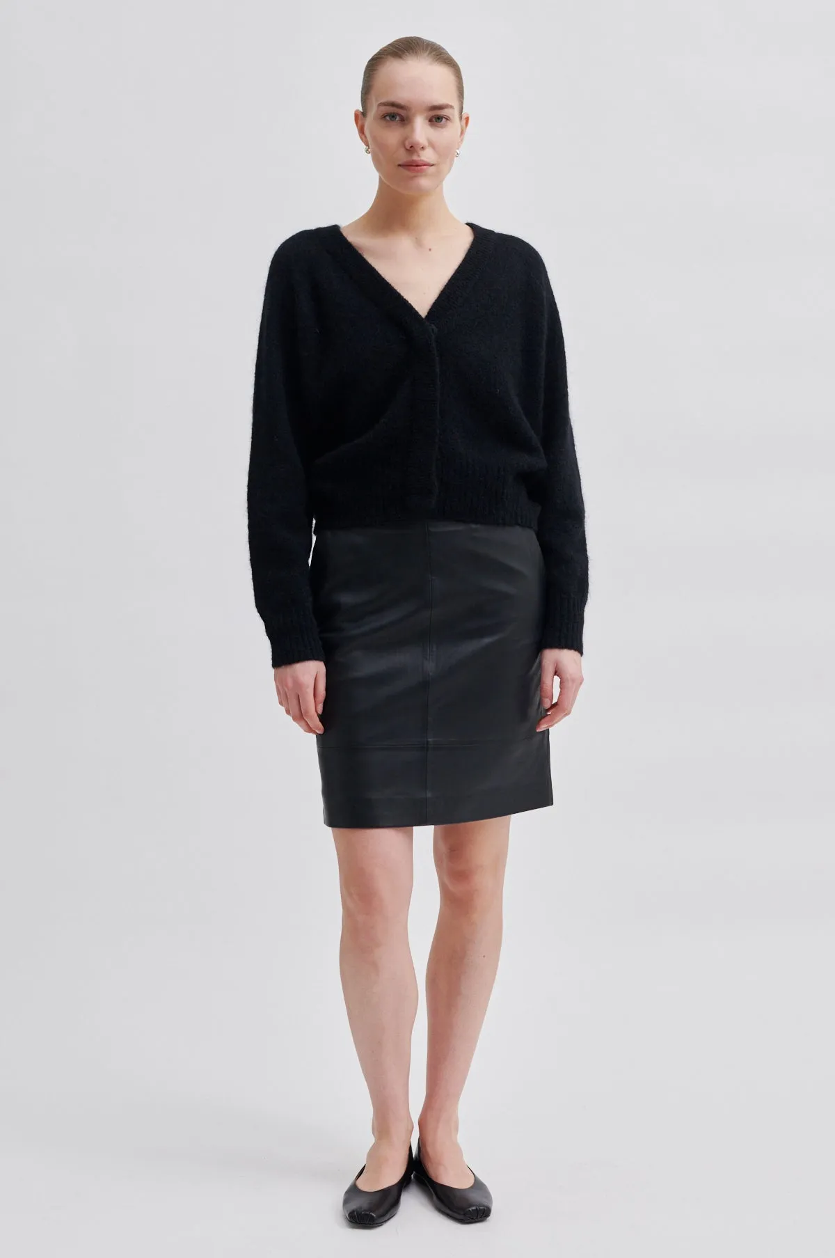 Francie Mini Leather Skirt sold by Second Female product image thumbnail 3