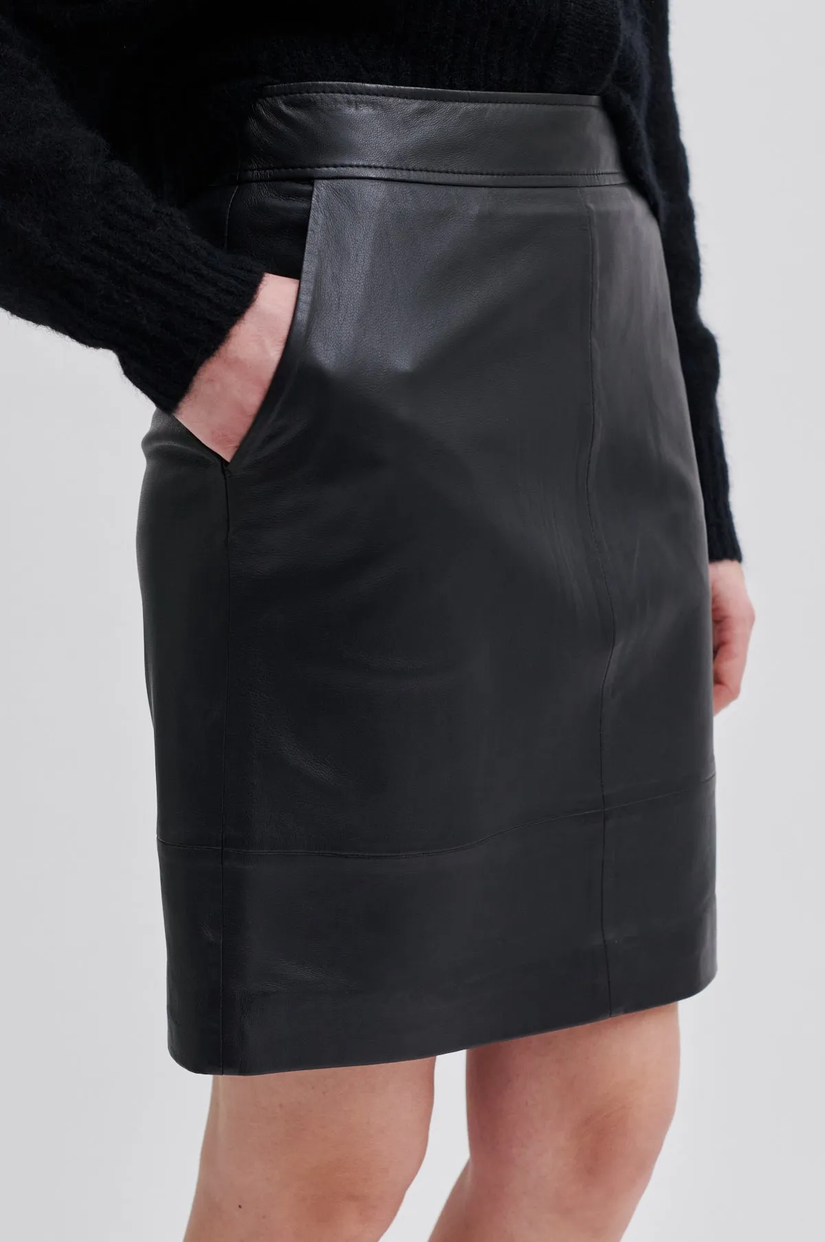 Francie Mini Leather Skirt sold by Second Female product image thumbnail 2