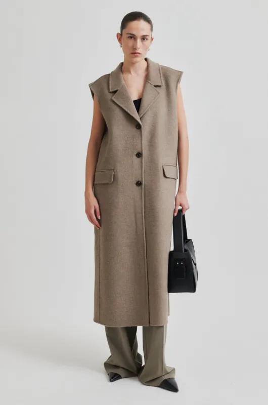 Cira Long Waistcoat sold by Second Female