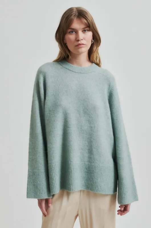 Brookline Knit Raglan O-Neck sold by Second Female