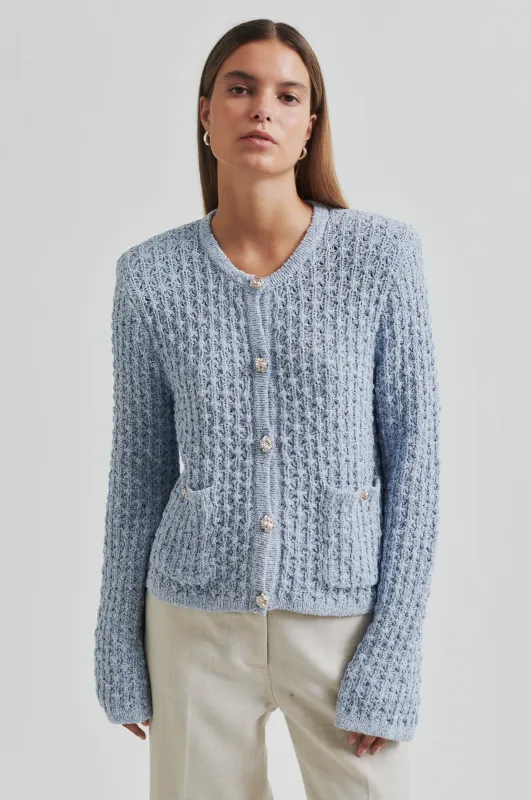 Grenadel Knit Cardigan sold by Second Female