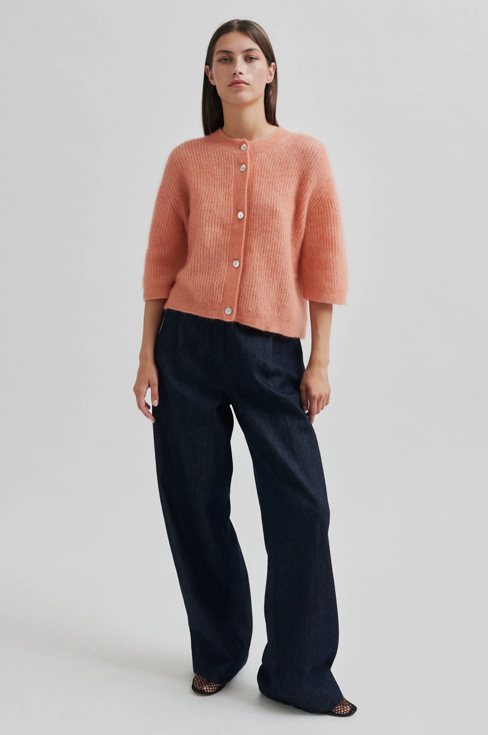 Andrea Knit Rib Cardigan sold by Second Female product image thumbnail 3