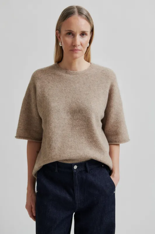 Selana Knit O-Neck sold by Second Female