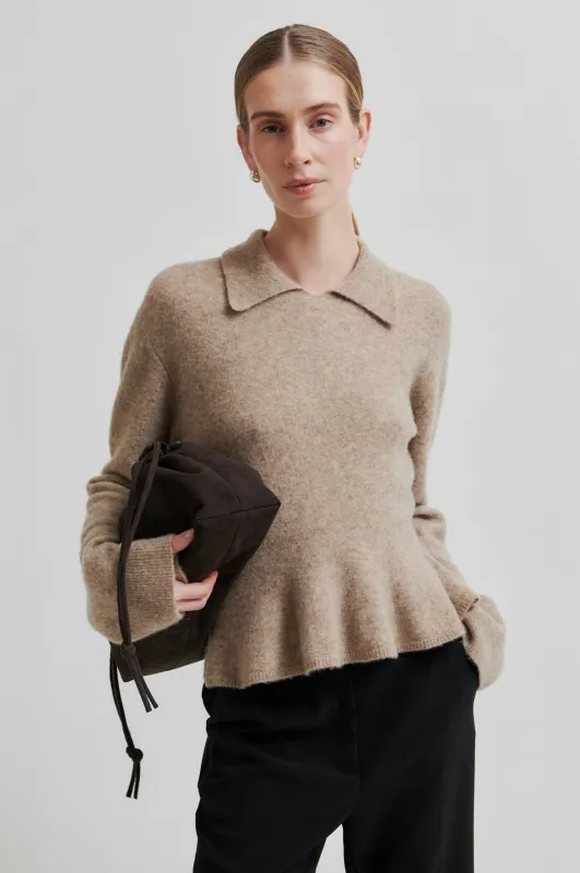 Selana Knit Collar sold by Second Female
