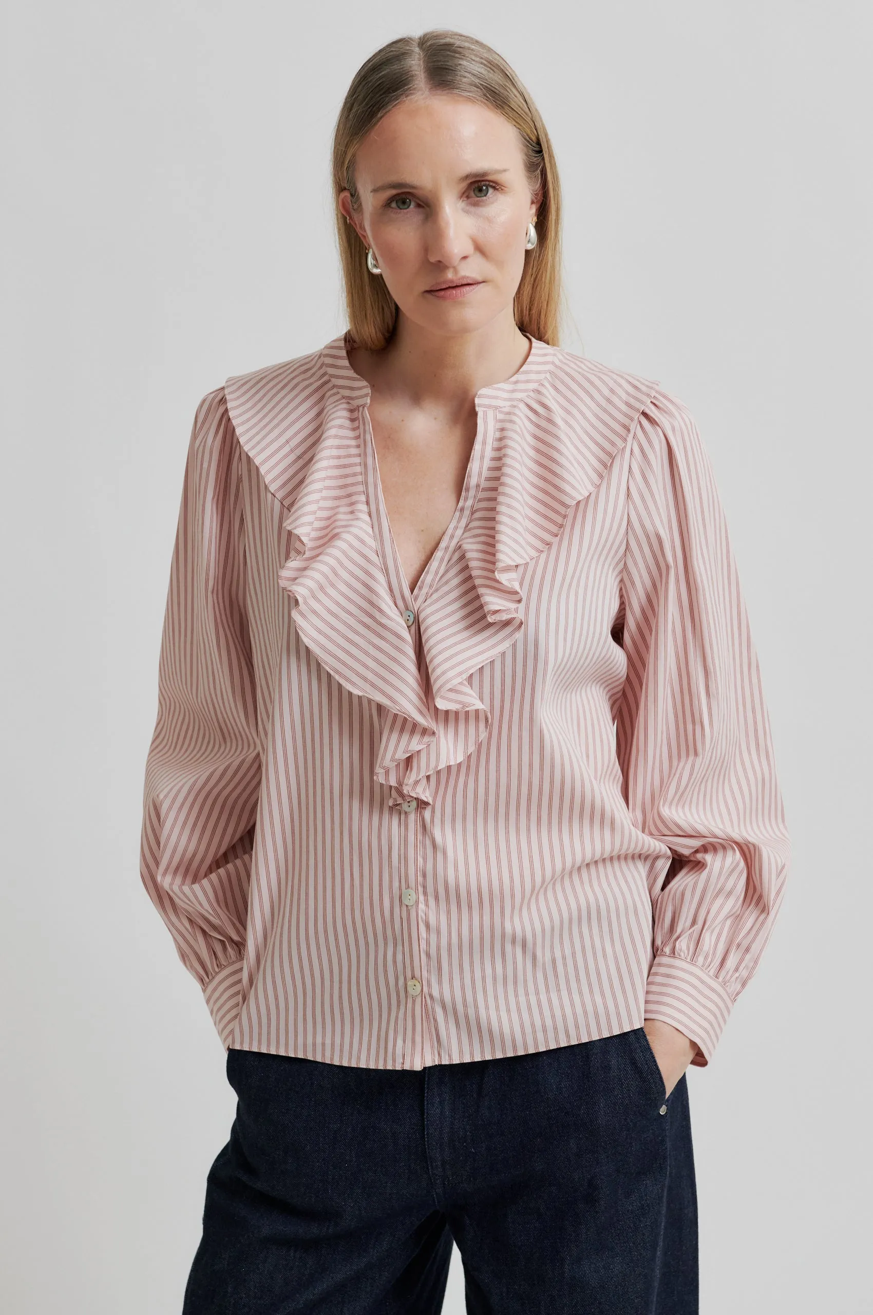 Becka Frill Shirt sold by Second Female