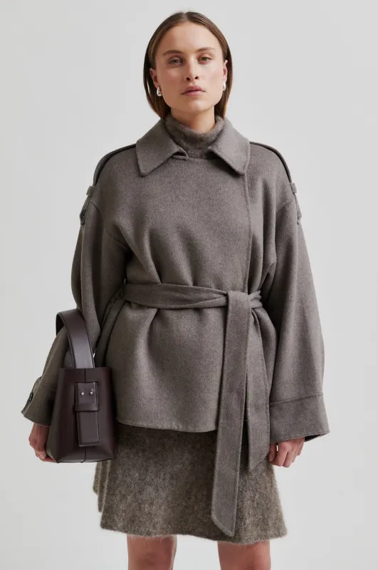 Walance Belt Jacket sold by Second Female