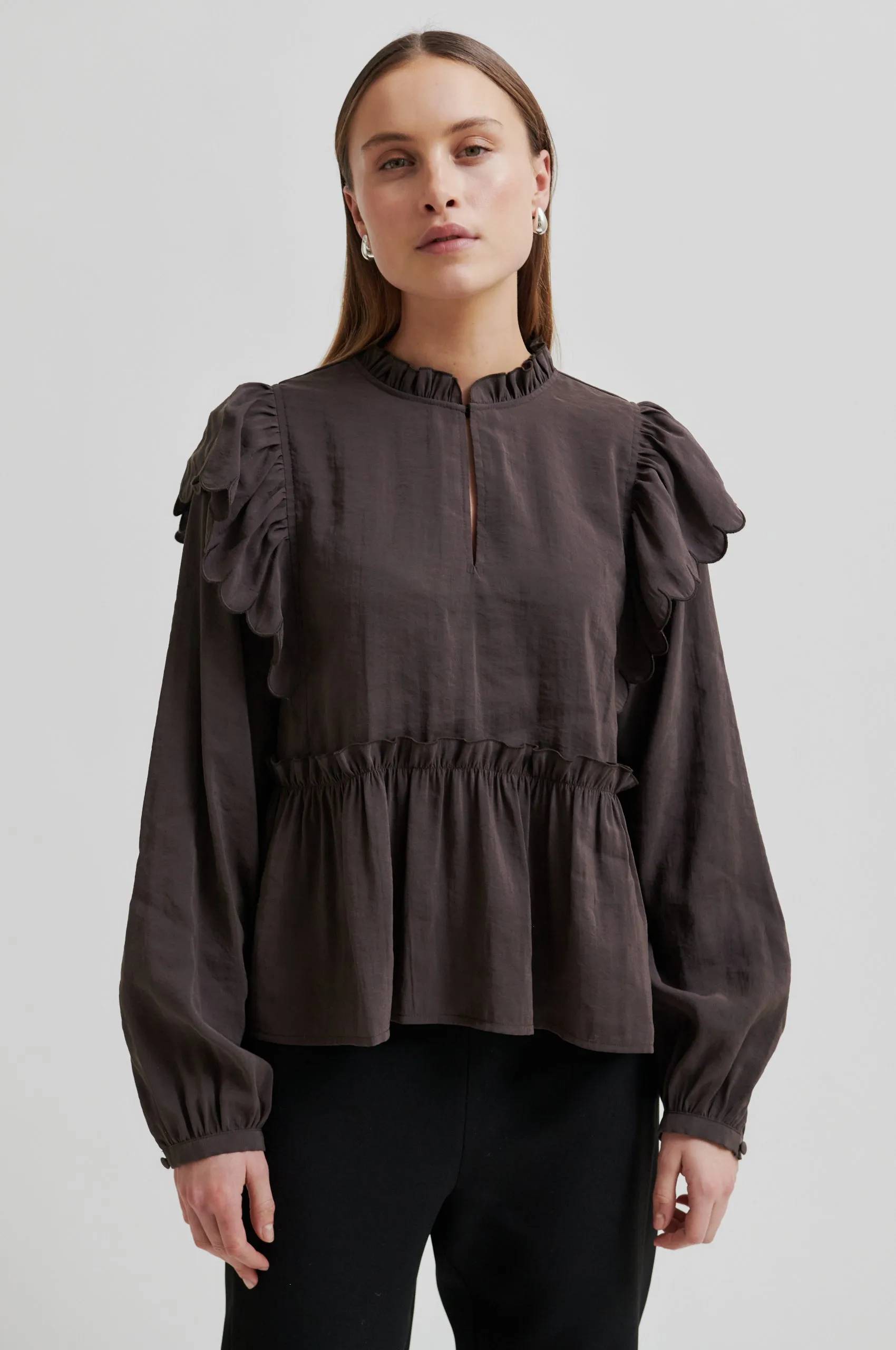 Terra Frill Blouse sold by Second Female
