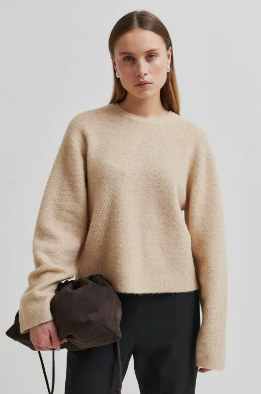 Menta Knit O-Neck sold by Second Female