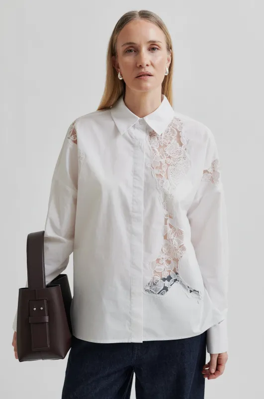 Karin Lace Shirt sold by Second Female