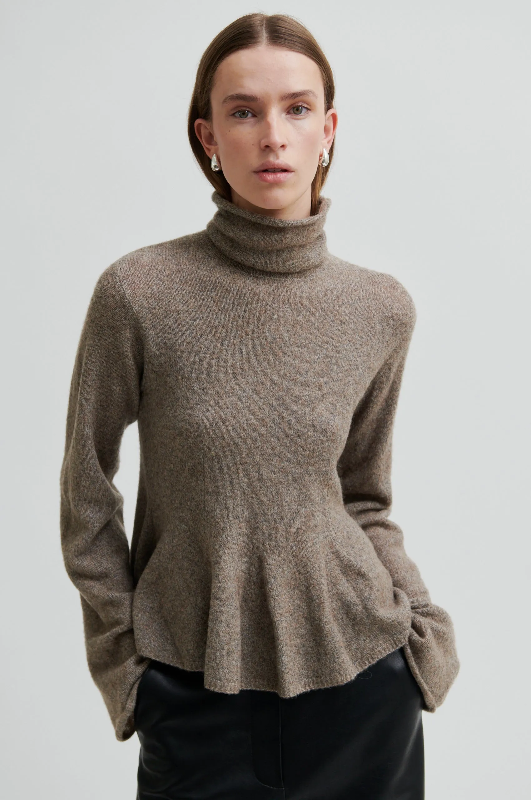 Sofi Knit T-Neck sold by Second Female