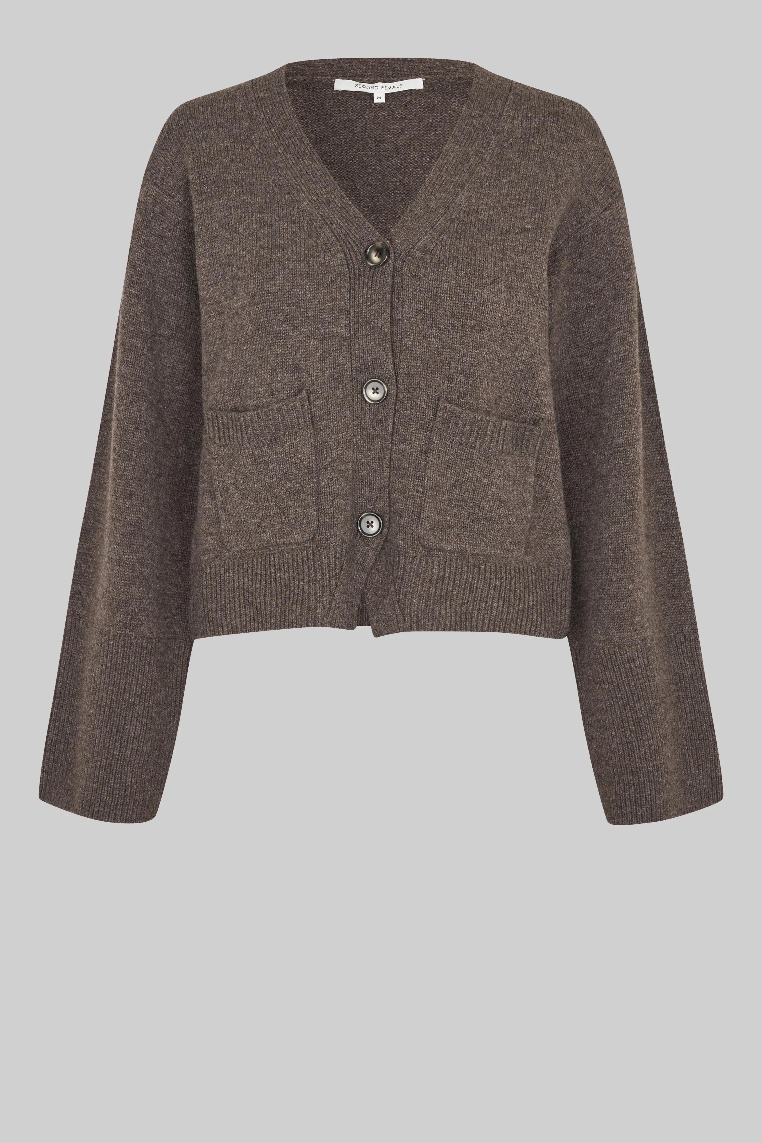 Alpha Knit Fitted Cardigan sold by Second Female
