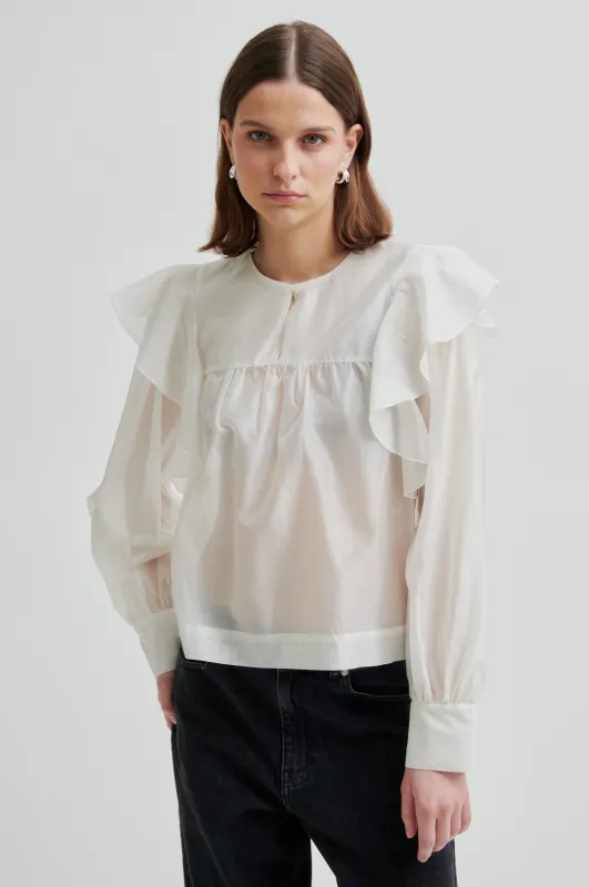Dream Ruffle Blouse sold by Second Female