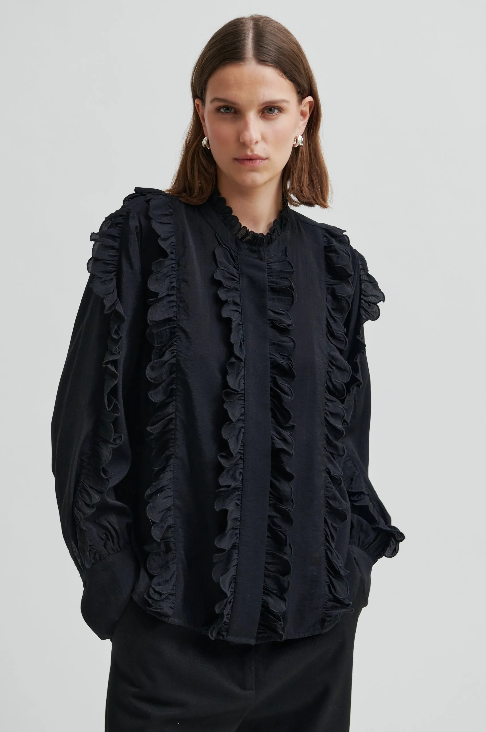 Cally Frill Shirt sold by Second Female