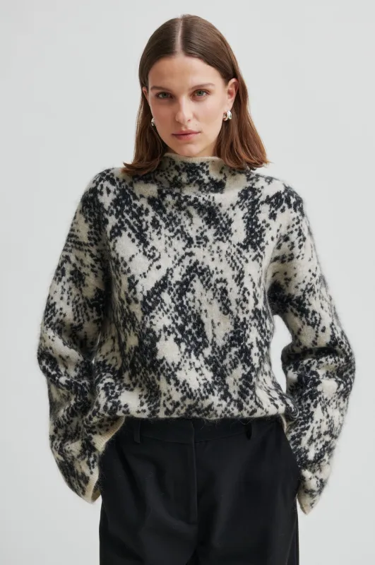Sway Knit T-Neck sold by Second Female