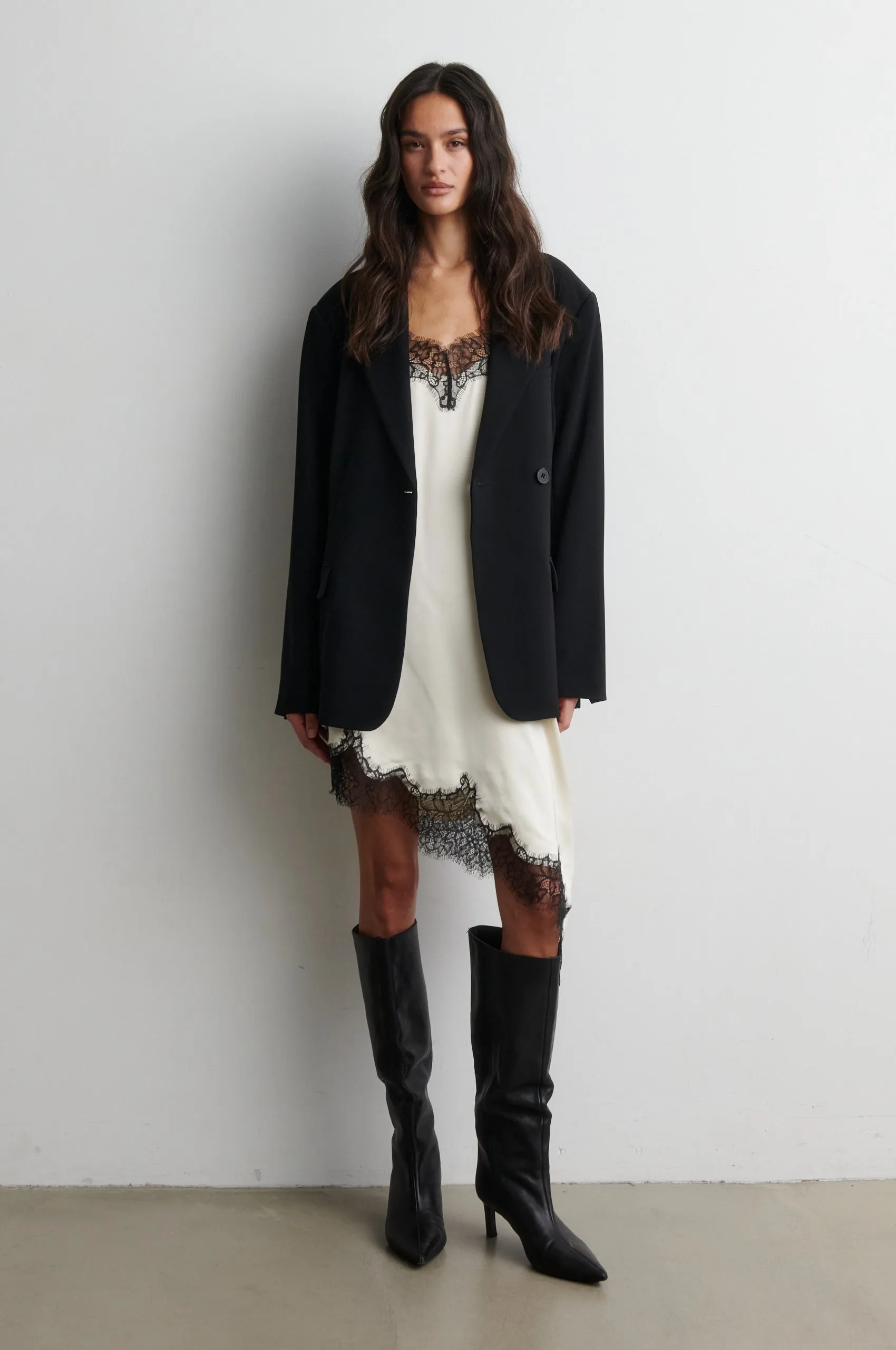 Lacia Contrast Mini Dress sold by Second Female