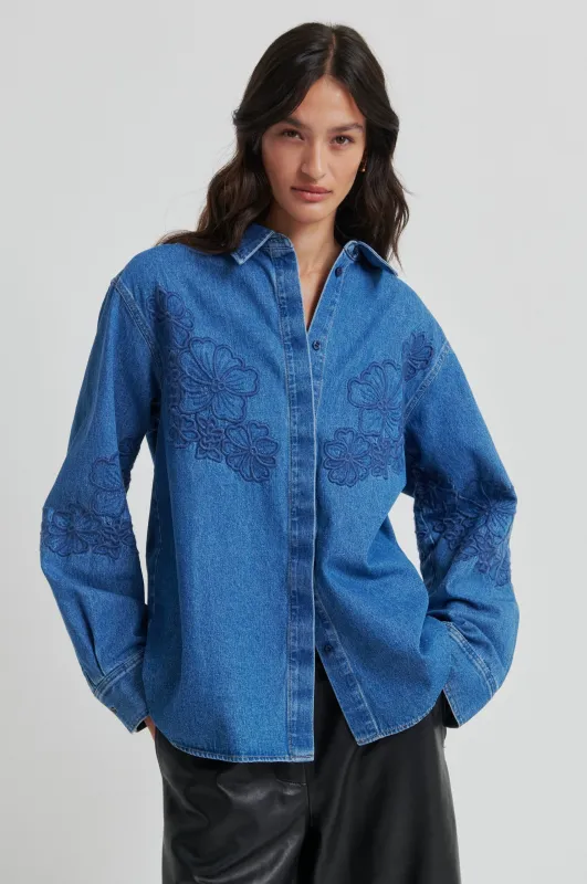 Cornelia Denim Shirt made by Second Female