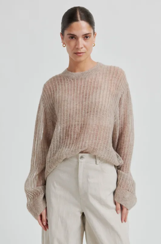 Georgina Knit O-Neck sold by Second Female