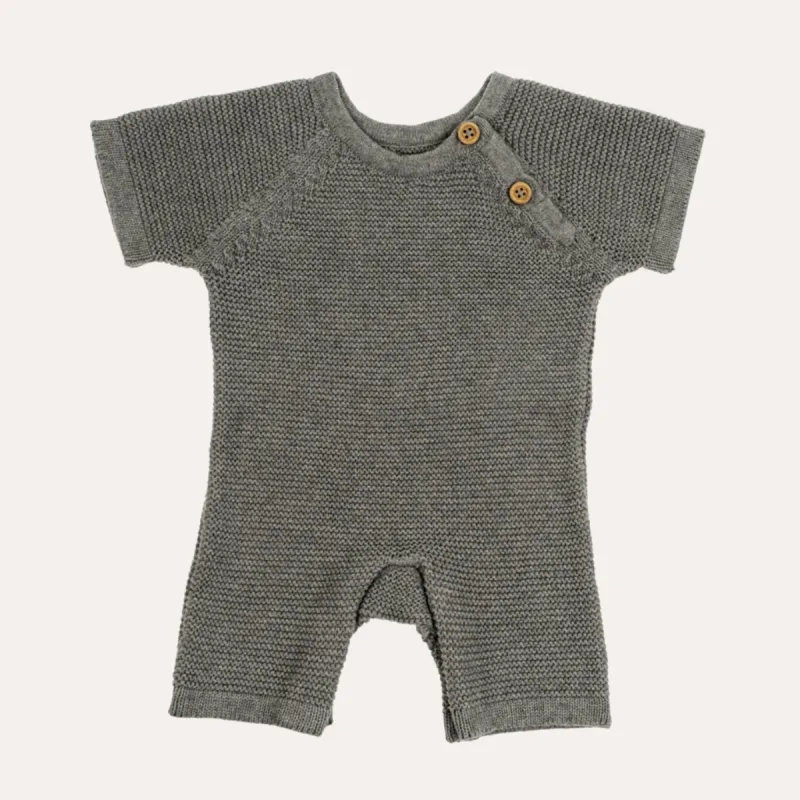 Ellis Knit Jumpsuit 6-12 Months, Grey sold by Indaba Trading Ltd.