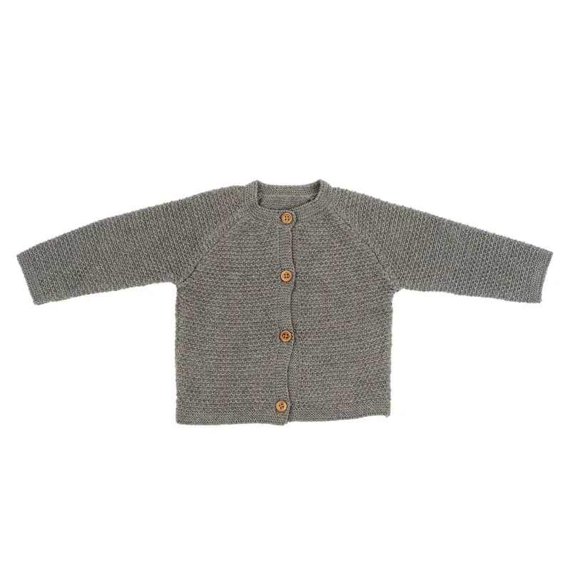 Briar Knit Cardigan 6-12 Months, Grey sold by Indaba Trading Ltd.