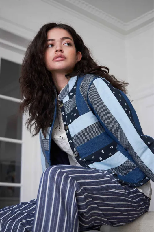 EmiliaLL Short Jacket LS - Blue sold by Lollys Laundry