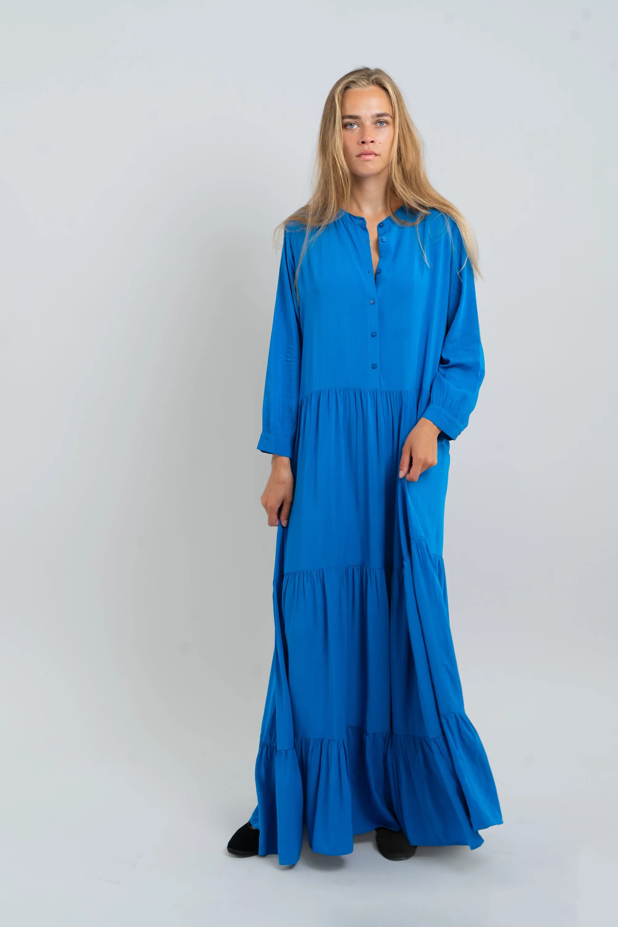 NeeLL Maxi Dress LS - Blue sold by Lollys Laundry