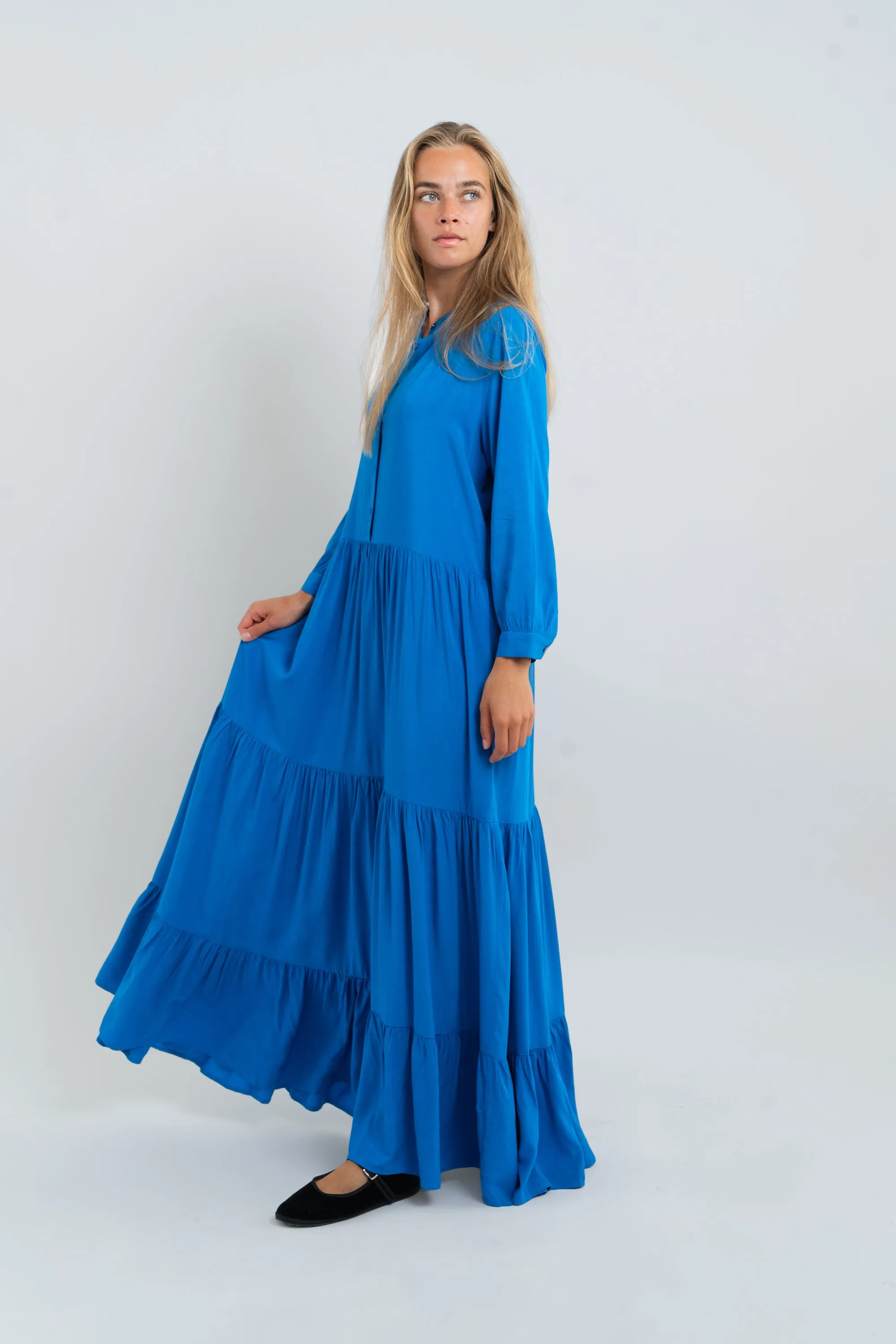 NeeLL Maxi Dress LS - Blue sold by Lollys Laundry product image thumbnail 2