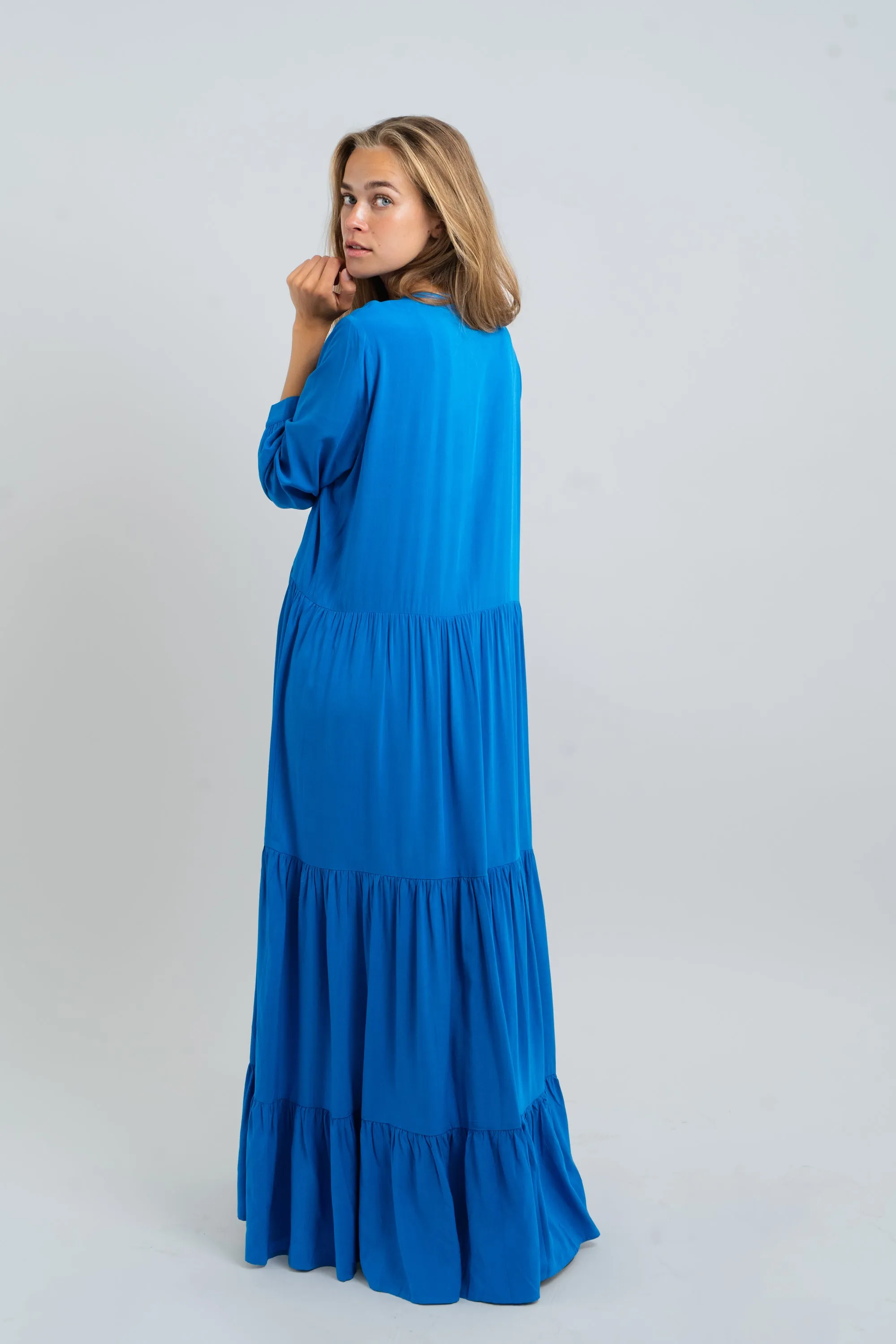 NeeLL Maxi Dress LS - Blue sold by Lollys Laundry product image thumbnail 4